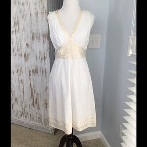 Catherine Malandrino white/cream dress size 6